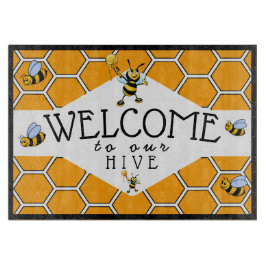 Tabla De Cortar Guay Y Excelente Bienvenida A Nuestro Bee Hive