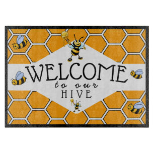 Tabla De Cortar Guay Y Excelente Bienvenida A Nuestro Bee Hive