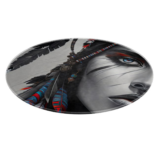 Tabla De Cortar Guerrero tribal (Borde)