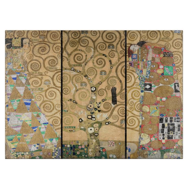Tabla De Cortar Gustav Klimt - Árbol de Frisas Estúclet (Anverso)