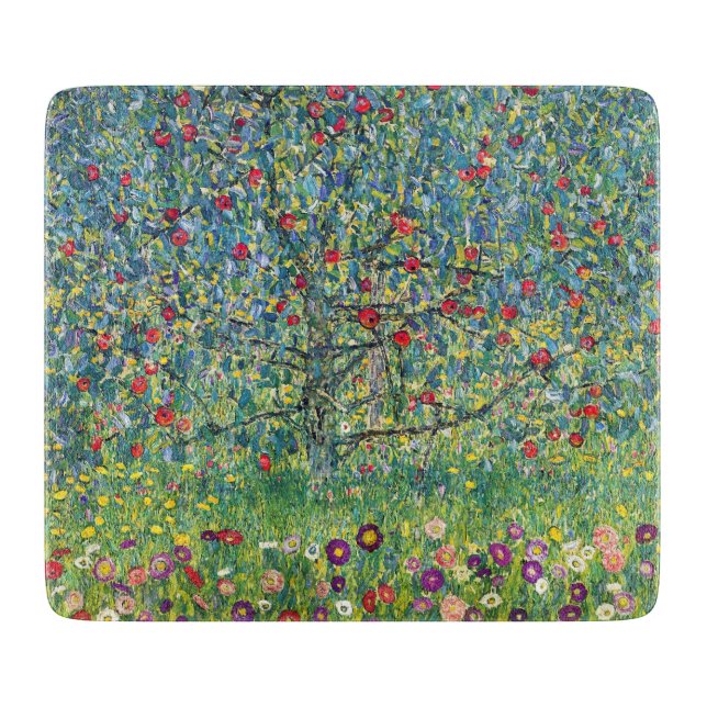 Tabla De Cortar Gustav Klimt - Árbol de manzanas (Anverso)