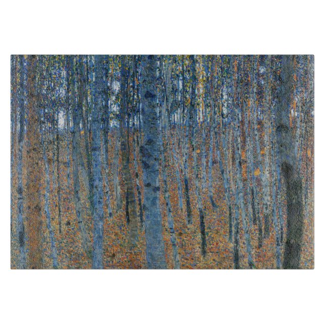 Tabla De Cortar Gustav Klimt Beech Tree Forest Grove (Anverso)