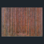 Tabla De Cortar Gustav Klimt Fir Forest Tannenwald<br><div class="desc">Gustav Klimt Fir Forest - Árboles Rojos de Art Nouveau Esta hermosa pintura vintage de los árboles es del maestro Gustav Klimt. El cuadro, llamado Fir Forest I, o Tannenwald, nos muestra un hermoso paisaje con los Árboles Rojos, a través de un bosque denso. Gustav Klimt capturó la sensación de...</div>