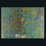 Tabla De Cortar Gustav Klimt - Jardín de campo con girasoles<br><div class="desc">Jardín de campo con girasoles / Jardín de granja con girasoles - Gustav Klimt en 1905-1906</div>