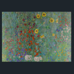 Tabla De Cortar Gustav Klimt - Jardín de campo con girasoles<br><div class="desc">Jardín de campo con girasoles / Jardín de granja con girasoles - Gustav Klimt en 1905-1906</div>