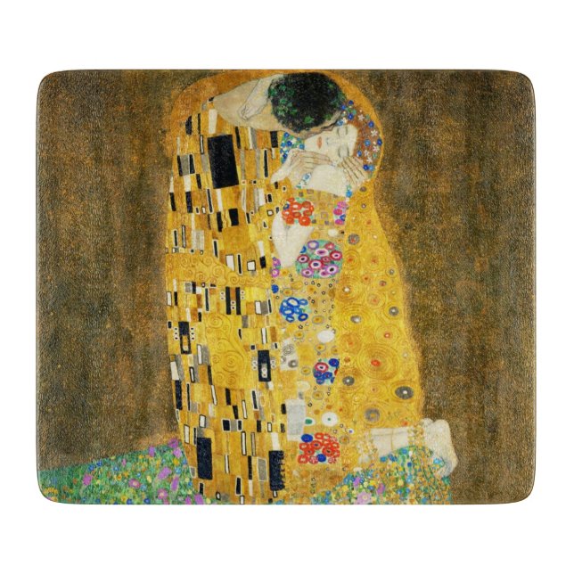 Tabla De Cortar Gustav Klimt La Pintura Art Nouveau del Kiss (Anverso)