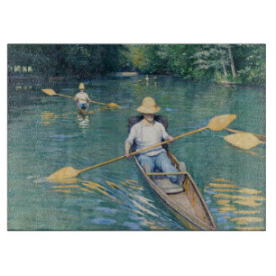 Tabla De Cortar Gustave Caillebotte - Barcas en el Yerres