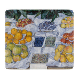 Tabla De Cortar Gustave Caillebotte - Frutas expuestas en un puest