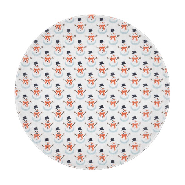 Tabla De Cortar ¡Hagamos un muñeco de nieve! (Anverso)