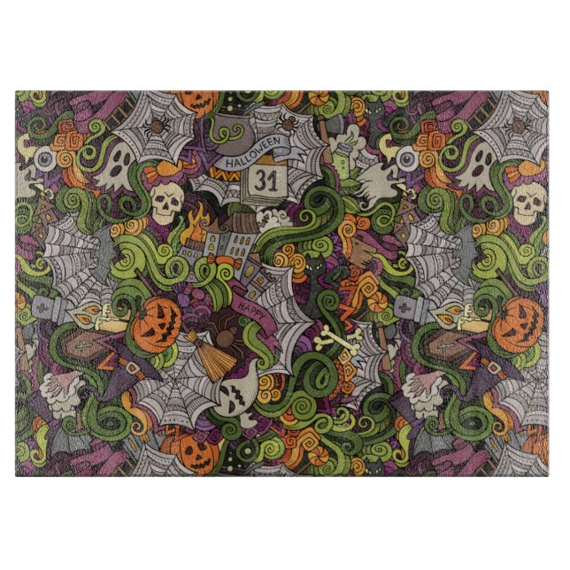 Tabla De Cortar Halloween (Anverso)