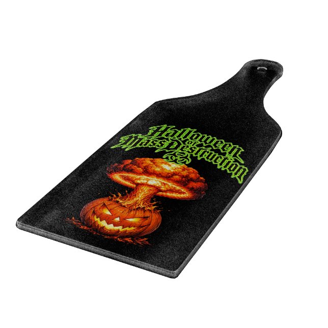 Tabla De Cortar Halloween de Destrucción Nuclear Jack-o'-Lant (Borde)