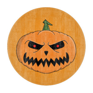 Tabla De Cortar Halloween de Menacing Jack O'Lantern
