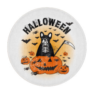 Tabla De Cortar Halloween Frenchie