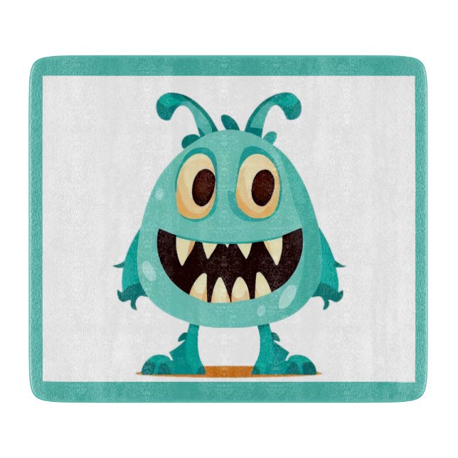 Tabla De Cortar Halloween/Monstruo/dibujos animados  (Anverso)