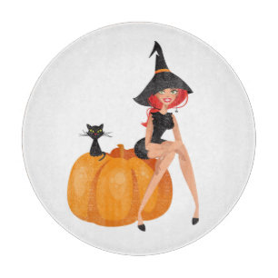 TABLA DE CORTAR HALLOWEEN WITCH