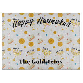 Tabla De Cortar Hannukah Menorah Drip Board Candle Placemat
