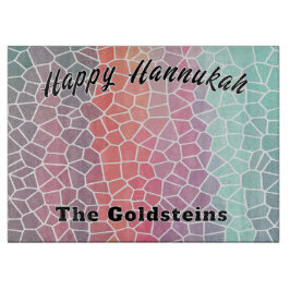 Tabla De Cortar Hannukah Menorah Drip Board Candle Placemat