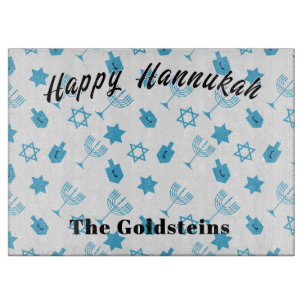 Tabla De Cortar Hannukah Menorah Drip Board Candle Placemat