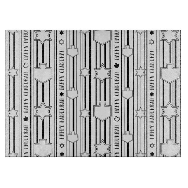 Tabla De Cortar Hanukkah Dreidel Deco (Anverso)