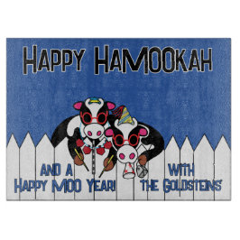 Tabla De Cortar Hanukkah Feliz HaMOOkah