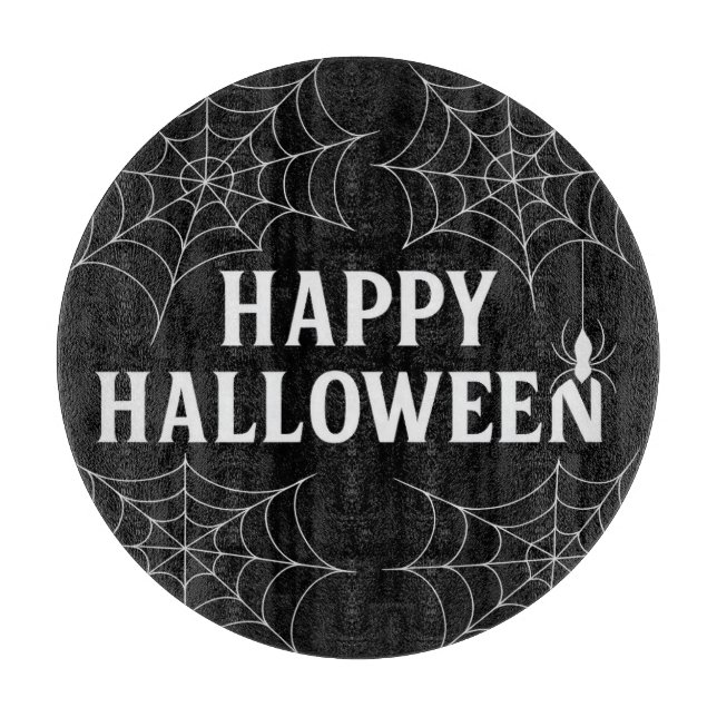 Tabla De Cortar Happy Halloween Spooky Charcuterie Board (Anverso)