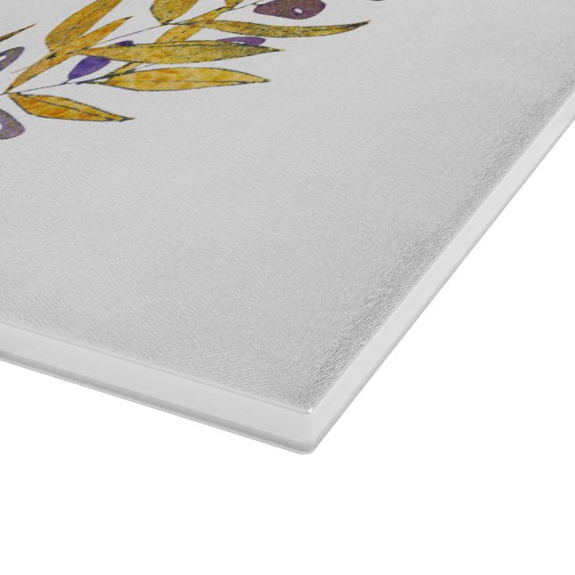 Tabla De Cortar Happy Hanukkah Glass Cutting Board (Borde)