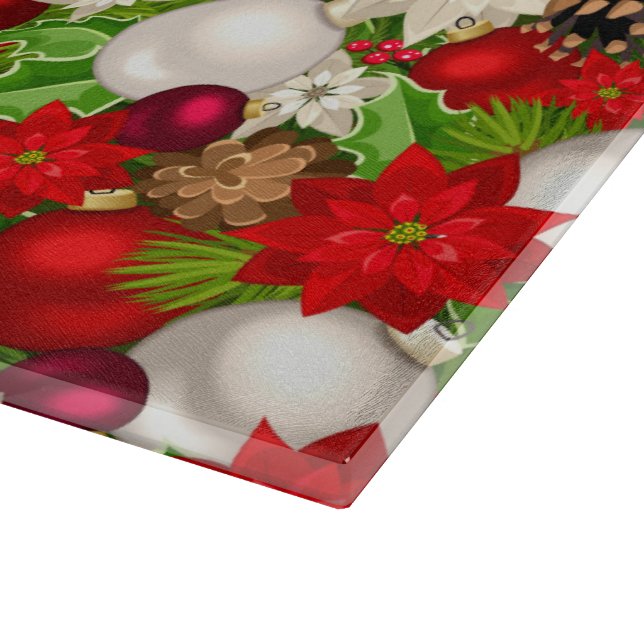 Tabla De Cortar Happy Holidays Glass Cutting Board (Borde)