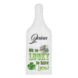 Tabla De Cortar Happy St. Patrick's Day Glass Cutting Board
