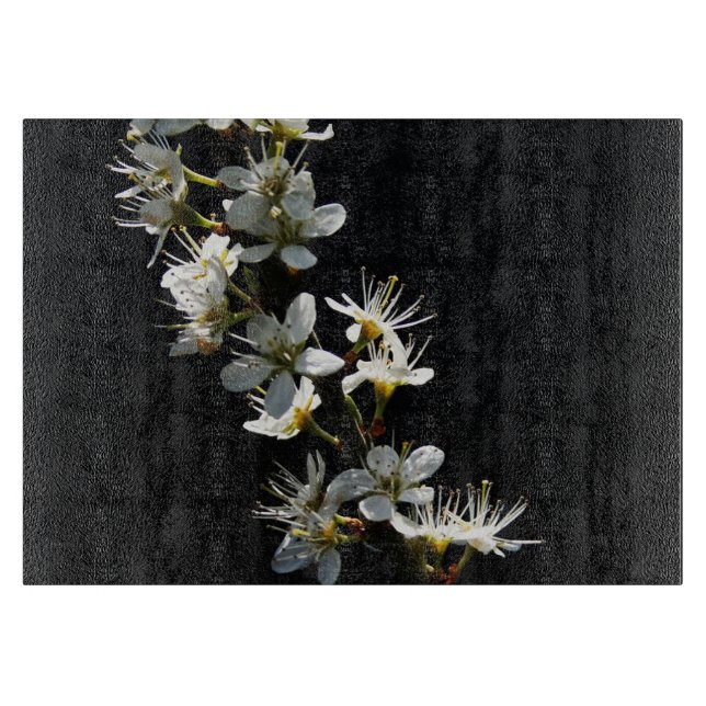Tabla De Cortar Hawthorn Flowers cbcna (Anverso)