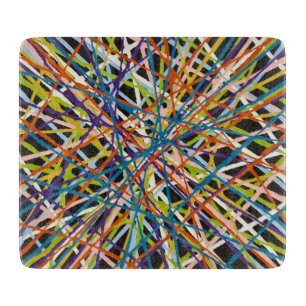 Tabla De Cortar Haystack en negro 6 x 7 tablero de corte de vidrio