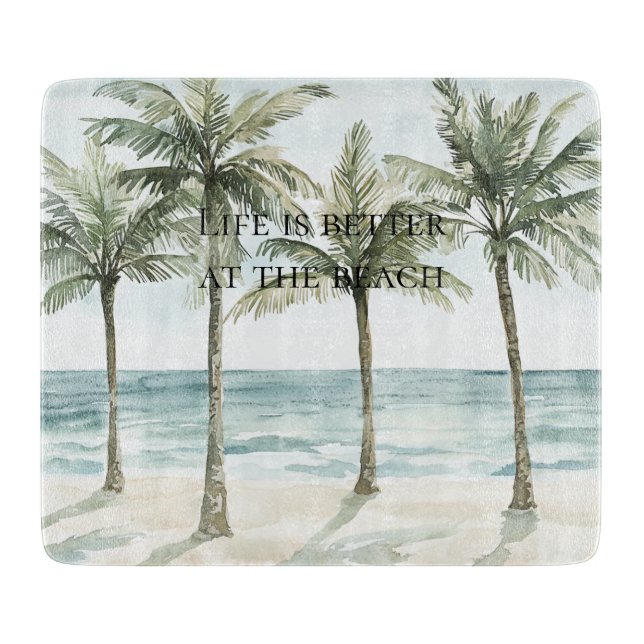 Tabla De Cortar Heart Ocean Beach (Anverso)