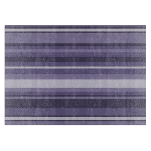 Tabla De Cortar Heather rayas púrpuras
