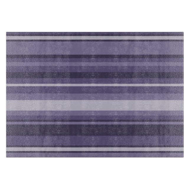 Tabla De Cortar Heather rayas púrpuras (Anverso)