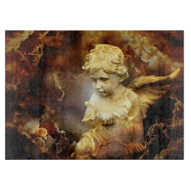 Tabla De Cortar Heavenly Angel Cherub (Anverso)