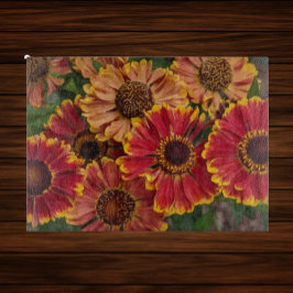 Tabla De Cortar Helenium Autumnale Blooms Floral