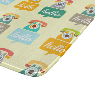 Tabla De Cortar Hello Cute Colorful Hello