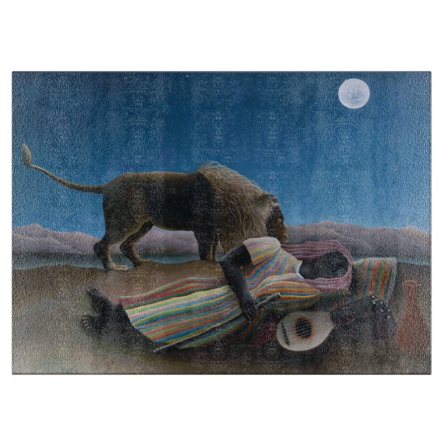 Tabla De Cortar Henri Rousseau - El gitano durmiente (Anverso)