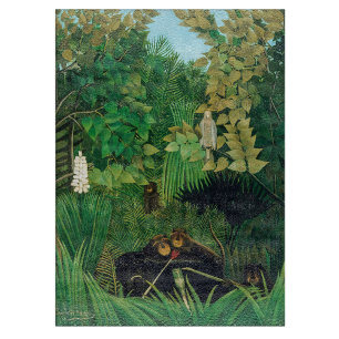 Tabla De Cortar Henri Rousseau - Los alegres bromistas