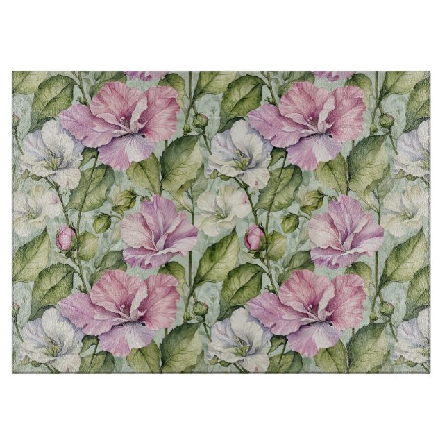 Tabla De Cortar Hermosas guisantes dulces en la menta (Anverso)