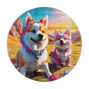 Tabla De Cortar Hermoso animal cuatro