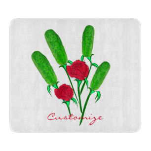Tabla De Cortar Hermoso Bouquet de pastas con Rosas Thunder_Cove