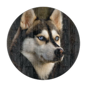 Tabla De Cortar Hermoso Cojín decorativo Husky