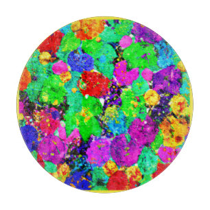 Tabla De Cortar Hermoso Diseño de Flores. ¡Hazte con una en Zazzle