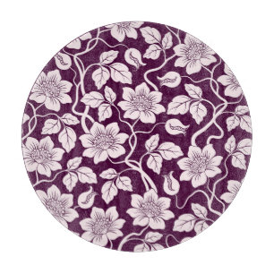 Tabla De Cortar Hermoso patrón floral