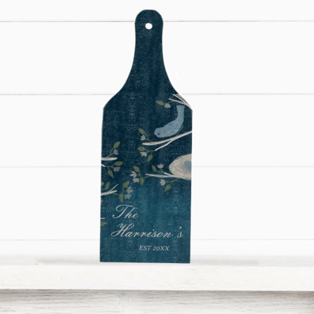 Tabla De Cortar Hermoso Personalizado de pájaro azul (Subido por el creador)
