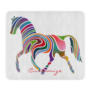 Tabla De Cortar Hermoso Thunder_Cove color arcoiris