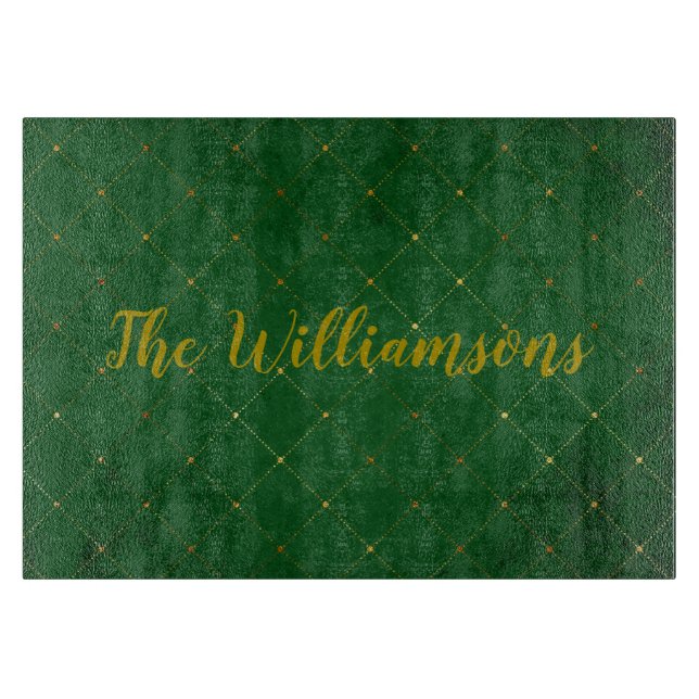 Tabla De Cortar Hermoso verde (Anverso)