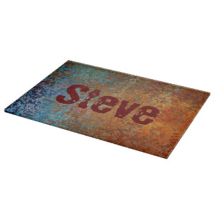 Tabla De Cortar Herrumbroso, Verdigris, Grunge Steampunk