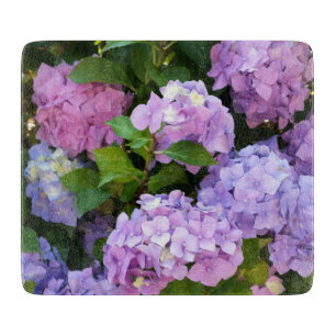 Tabla De Cortar hidrangea colorida