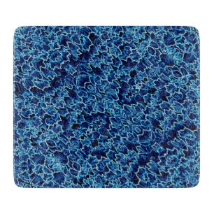 Tabla De Cortar Hiedra Azul Escarchada Fresca